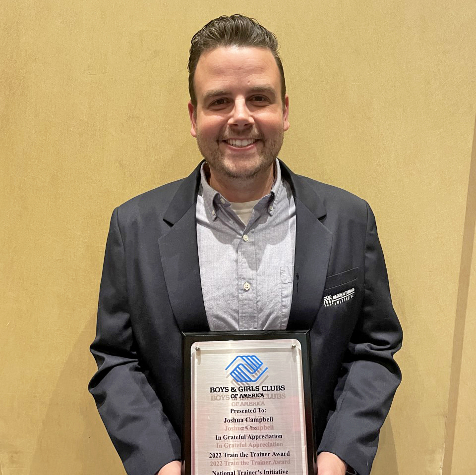 Chief Operations Officer Josh Campbell Wins National Award from BGCA