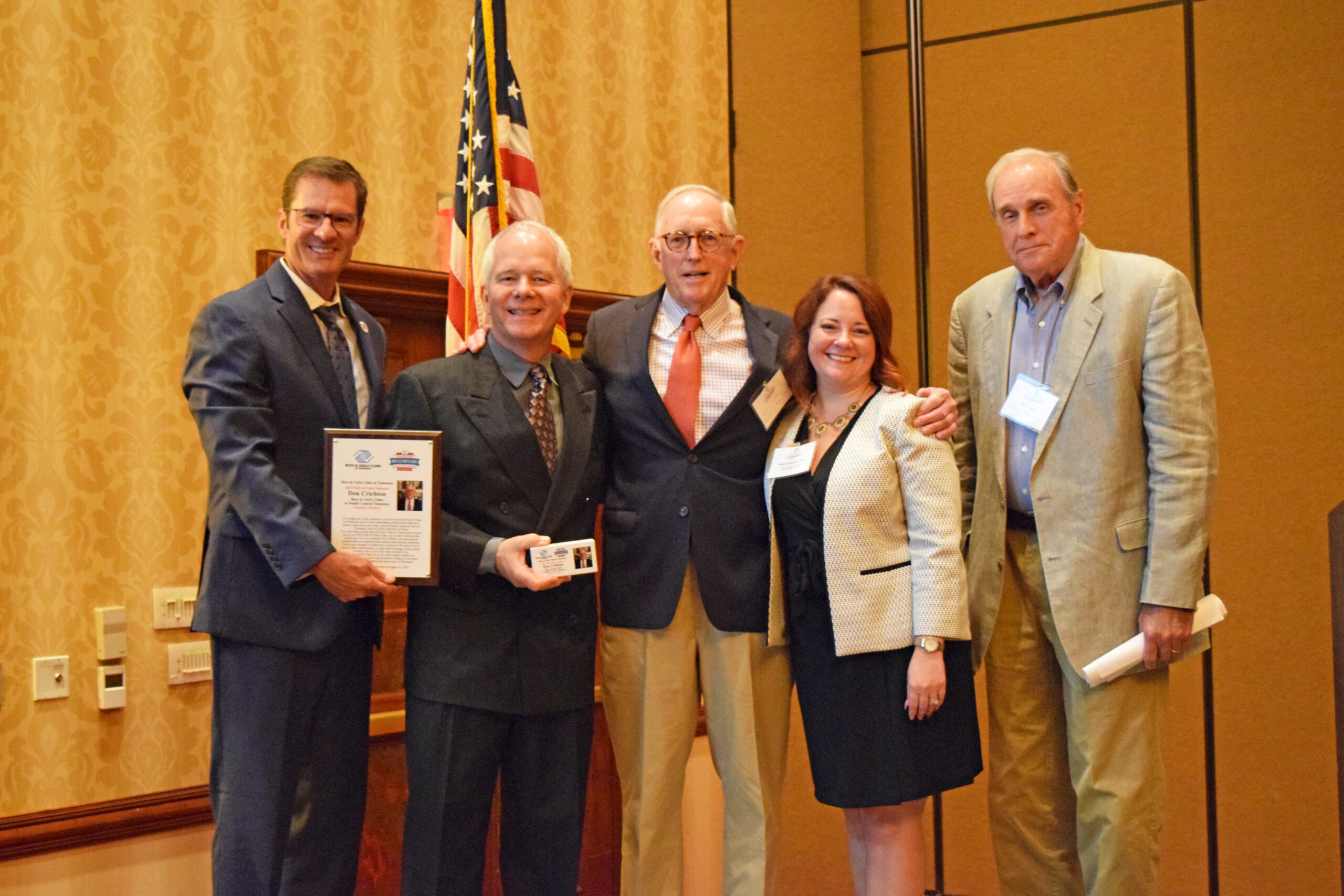 Don Crichton inducted into the Tennessee Boys & Girls Clubs Hall of Fame