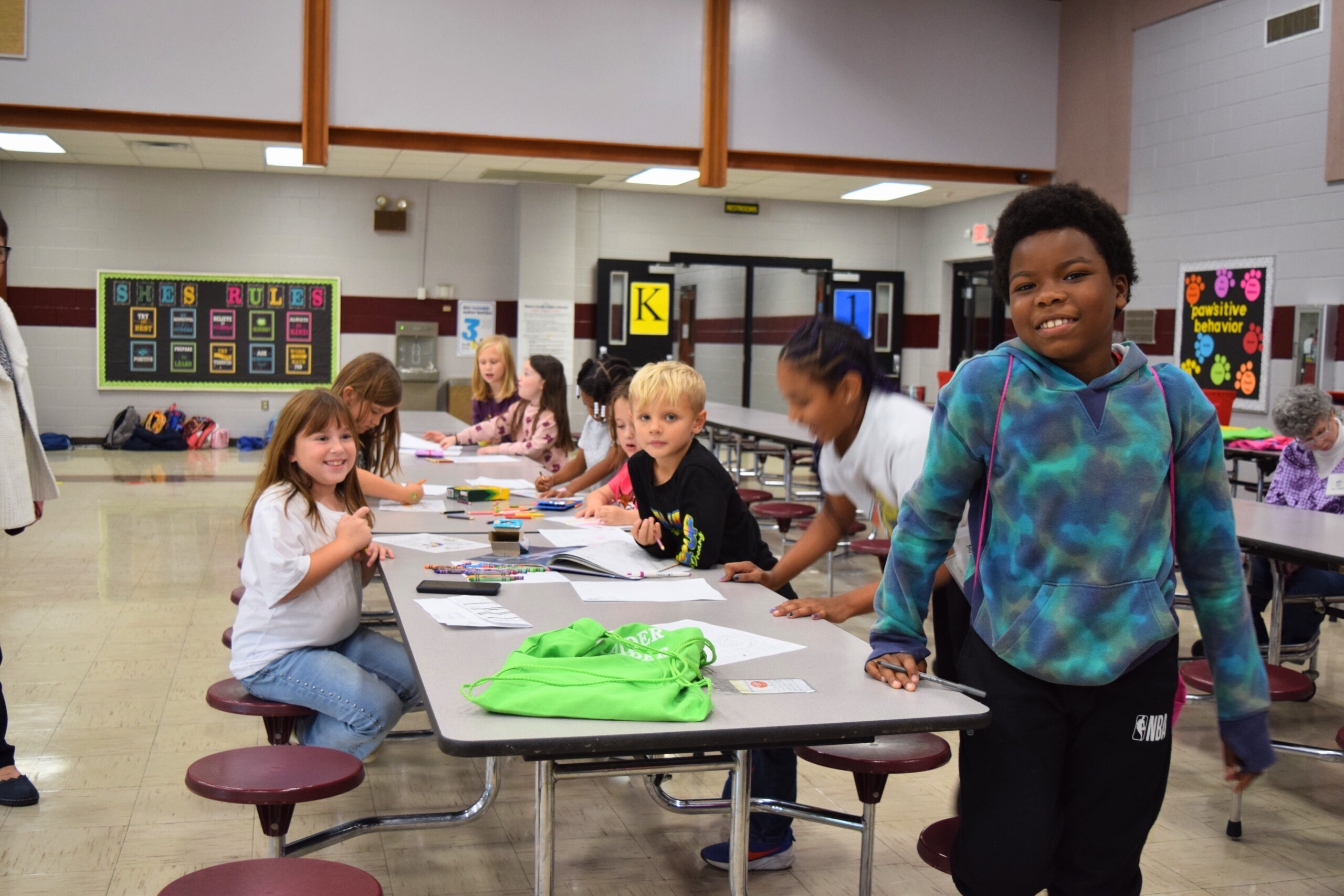 GCSCTN club members at Spring Hill Elementary School